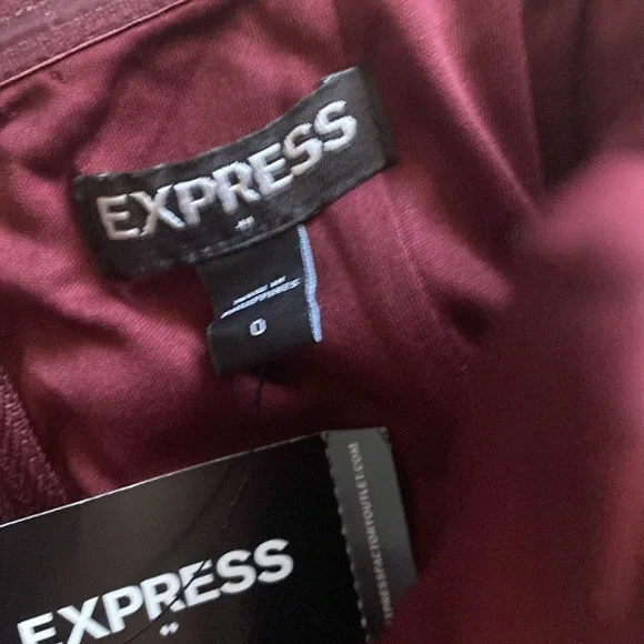 Express size zero strapless velvet jumpsuit NWT - Picture 9 of 9